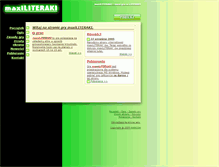 Tablet Screenshot of literaki.marcom.nysa.pl