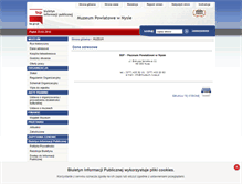 Tablet Screenshot of bip.muzeum.nysa.pl