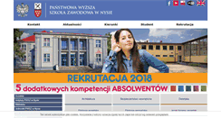 Desktop Screenshot of konferencjarwfo.pwsz.nysa.pl